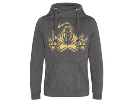 CROSS NECK HOODIE OLDSCHOOL – Bild 2